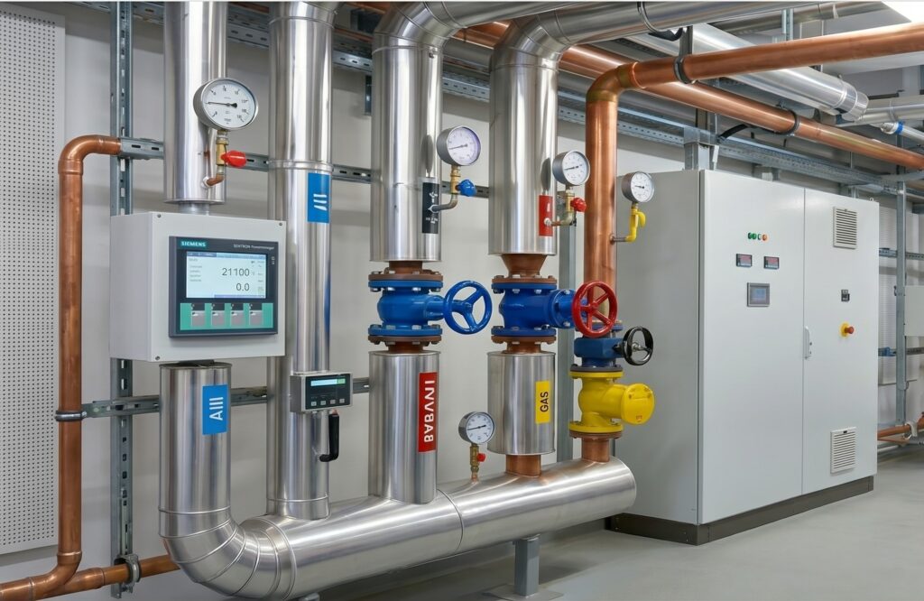 Auditoría de eficiencia energética industrial en sistemas de fluidos y paneles de control por CONIMEL.